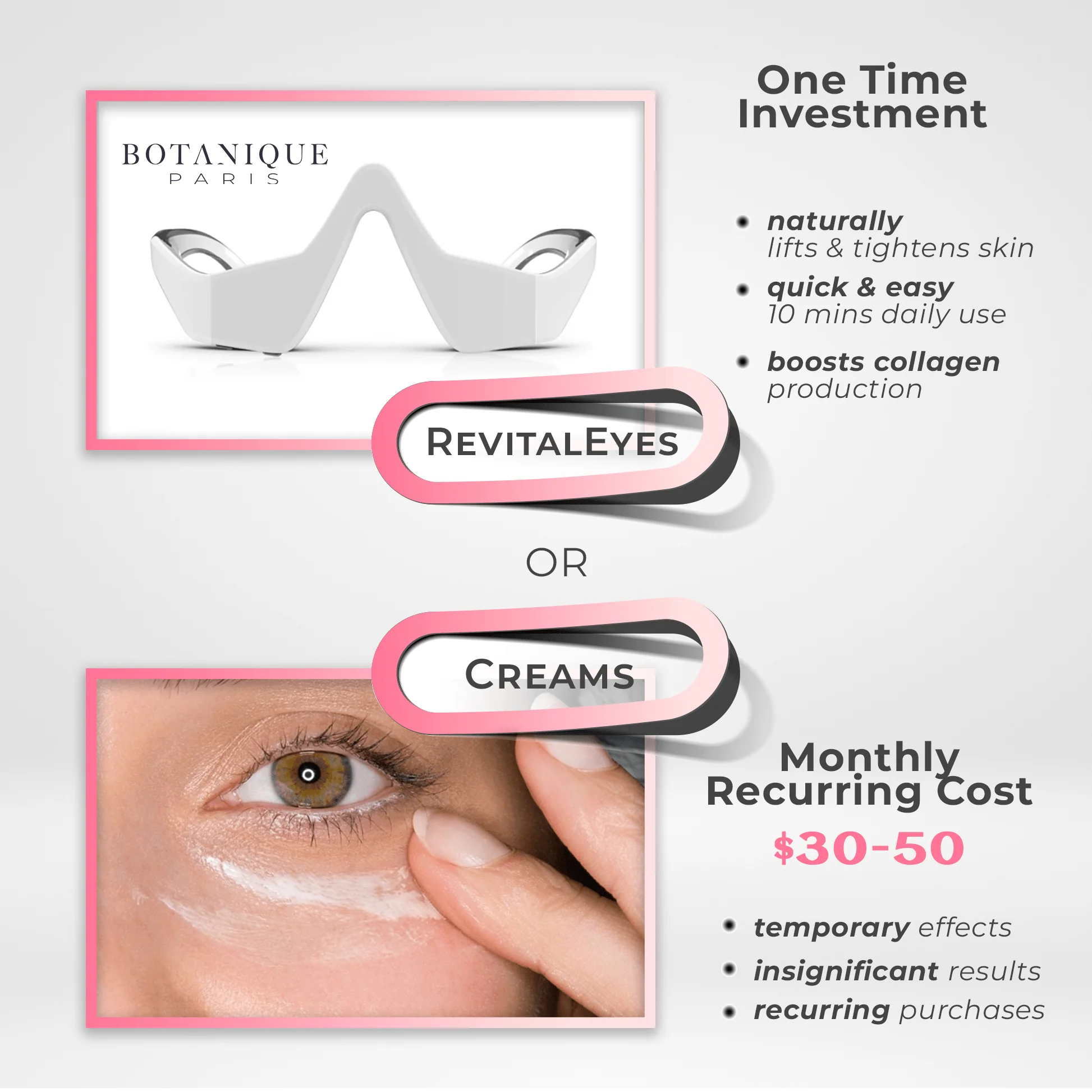 RevitalEyes® 2-in-1 Red Light Therapy & EMS Microcurrents For Eye Bags - Image 5